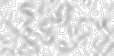 Topographic contour map. Vector cartography illustration. Map in Contour Line Light topographic topo contour. Illustrations of maps Abstract Geometric