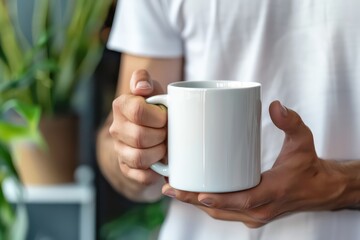 coffee white mug mockup