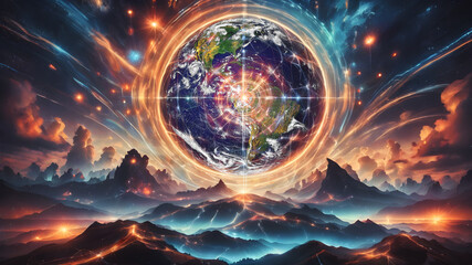 Global Illumination: Earth's Bright Shine in Space