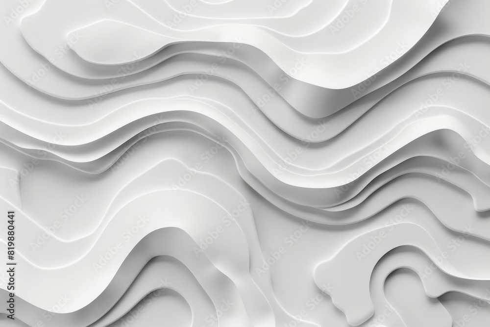 Poster simple white background with elegant wavy lines. perfect for various design projects