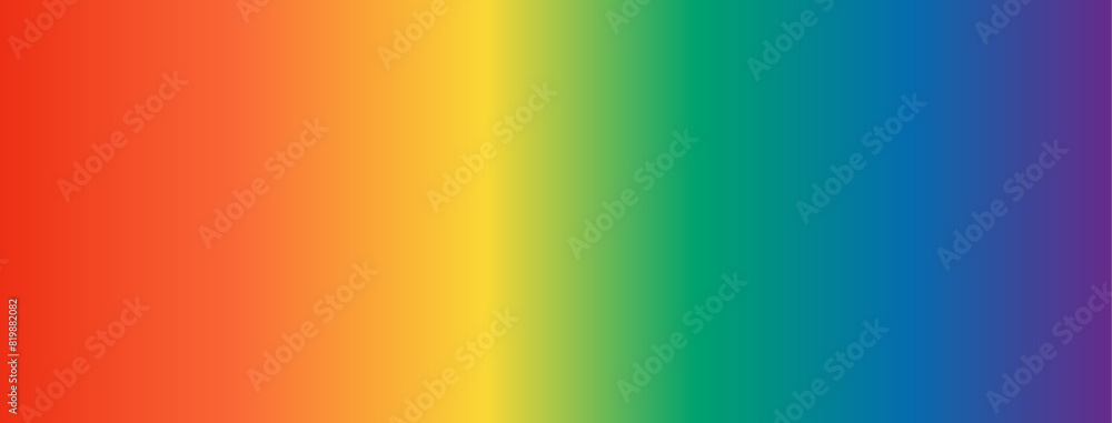 Poster colorful rainbow spectrum color gradient background banner vector template.