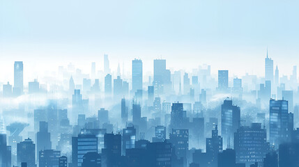Fototapeta premium abstract city skyline