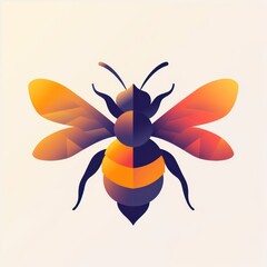 logo design related with bees 
