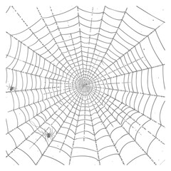 Obraz premium spider web black color only