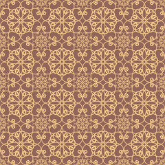 Seamless vector lace pattern decorative print for wallpaper, textile, paper, gifts beautiful background 