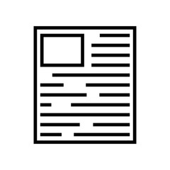 newspaper icon with transparent background