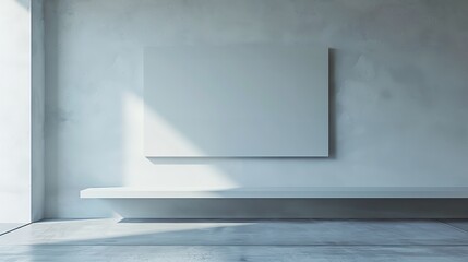 Creative Interior Concept: Abstract White Grey

