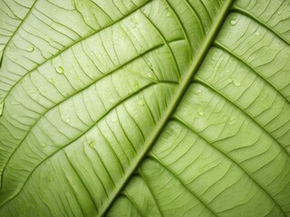 Obraz premium green leaf macro