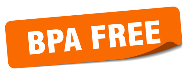 bpa free sticker. bpa free label