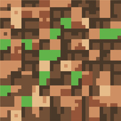 Pixel background. The concept of games background. Vector illustration