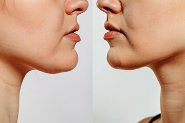 Obraz premium Two women standing next to each other, suitable for various concepts