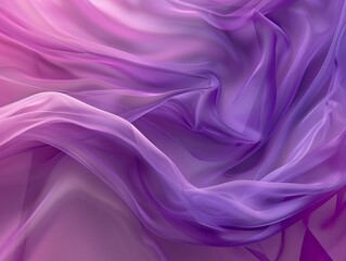 Obraz premium Abstract background with soft, flowing purple silk fabric textures creating a dreamy and elegant visual effect, perfect for design projects.