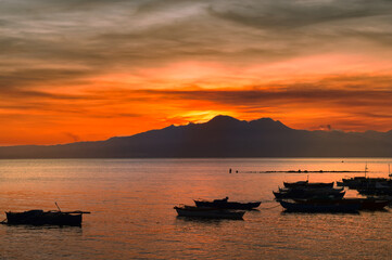 Sunset at San Juan, Siquijor island