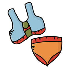 Hand Drawn Travel Stuff Illustration