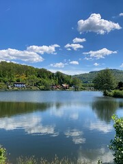Fototapeta premium Etang de La Chaume - Le Thillot - Vosges - France - Europe
