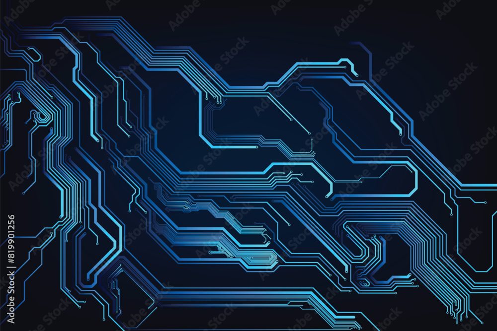 Poster high-tech technology background texture. circuit board vector illustration.