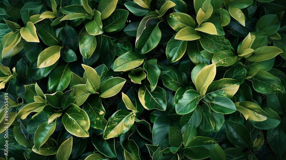 Poster intricate symmetrical kelp leaves pattern captured in bright natural light from an aerial perspectiv