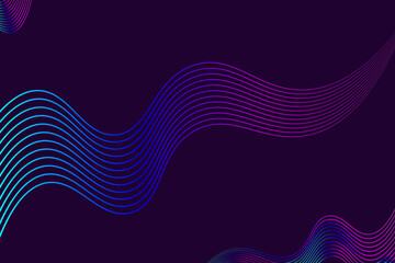 Background with abstract flowing lines. Design of certificate, business card, gift card, website. Vector design 