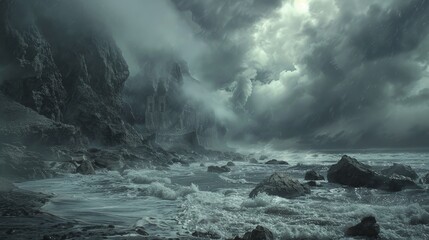 Craft a photorealistic side view of a rugged