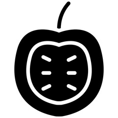 guava solid icon