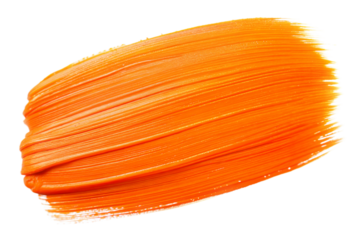 Orange Brush Stroke Highlight: A bright orange brush stroke that works well as a highlight or accent.
