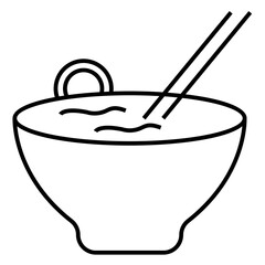 Soup meal vector icon, hot food symbol. Vector illustration for web site or mobile app