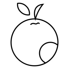 Fresh lemon fruit icon. Vector illustration