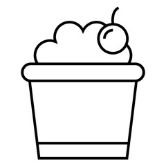 Breakfast pancakes with syrup and butter icon for food apps and websites