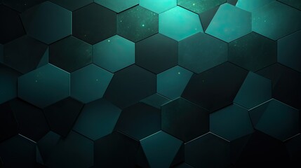 Green Clean Minimalist Geometric Shapes with a Matte Finish Presentation Background Wallpaper