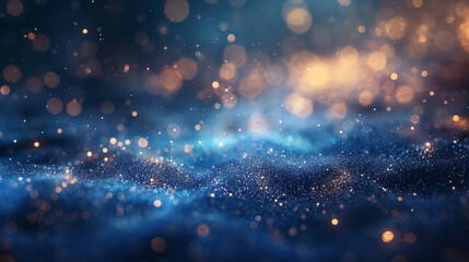 Obraz premium A blue wave with a lot of white specks