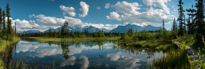 Harmony of Elements: A visual representation of the YK Natural parks