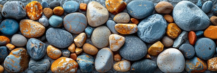 A single rock precariously balanced on top of a mound of rocks