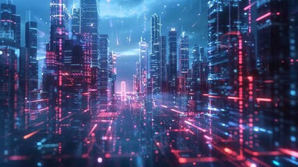 Fototapeta premium Generate an image of a futuristic bank