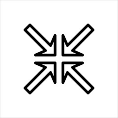 Full screen icon. Vector illustration isolated on white background