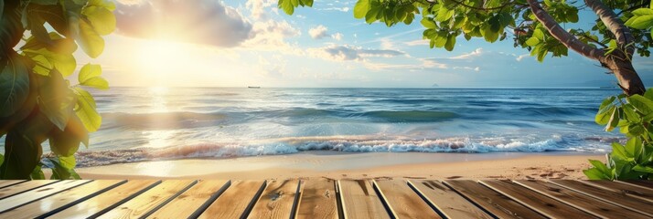 Summer day background concept. The concept of beautiful sea