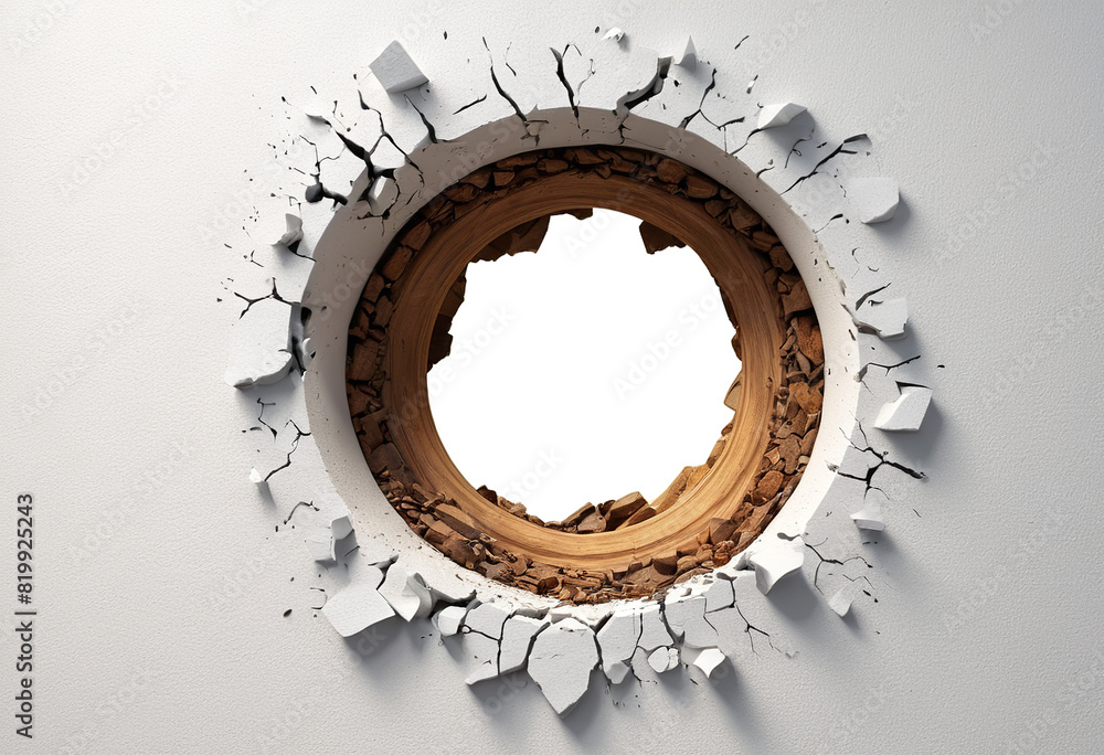 Poster creative light and shadow design on transparent background png file
