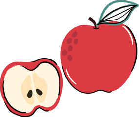 Apple illustration vector