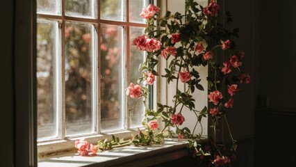 Fototapeta premium Tranquil Home Decor with Natural Light