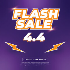 Flash sale offer purple for instagram lightning style