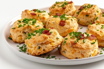 Rustic Bacon and Cheddar Biscuits