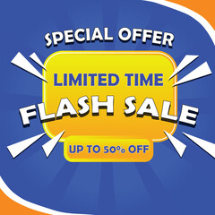 Limited Time Flash Sale Offer Design