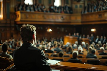 Government official giving a public briefing on the updates to VAT laws