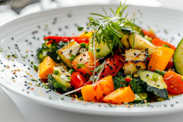 Salad plate, Healthy food, Fresh greens, Salad photography, Healthy diet