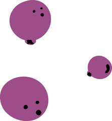 Blueberry illustration vector