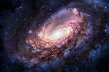 Obraz na płótnie Canvas Stunning Galaxy - Elements of this Image Furnished by NASA - Generative Ai