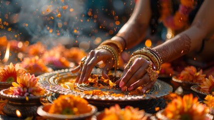 the Diwali festival in India