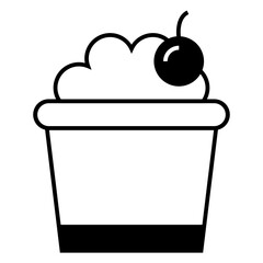 Breakfast pancakes with syrup and butter icon for food apps and websites