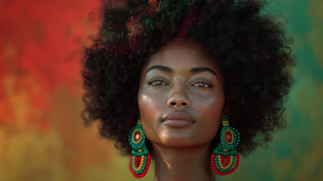 Juneteenth. Black power, black history month concept.