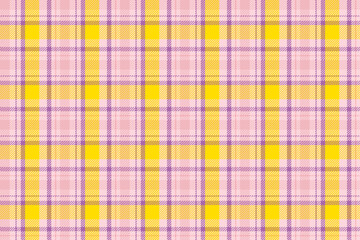 Illustration, Abstract pattern of sweater weaving style with pink and yellow color background.