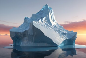 Melting icebergs release vast amounts of freshwater, altering ocean currents and impacting marine life.